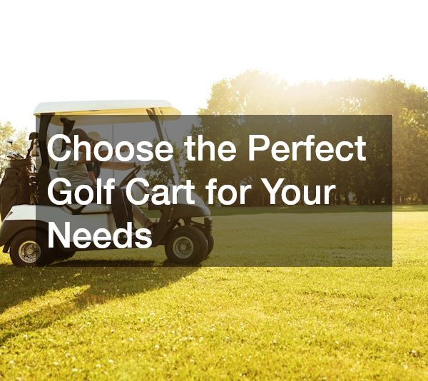 Choose the Perfect Golf Cart for Your Needs